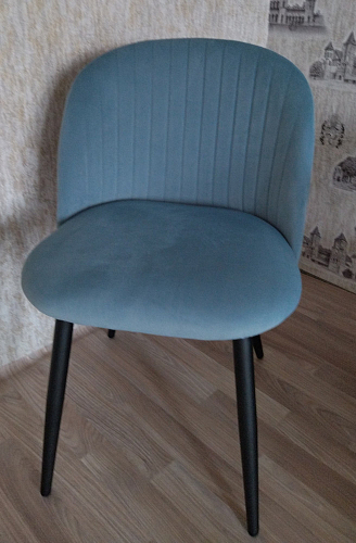 Стул на металлокаркасе Gabi latte / gold / black фото покупателя 871