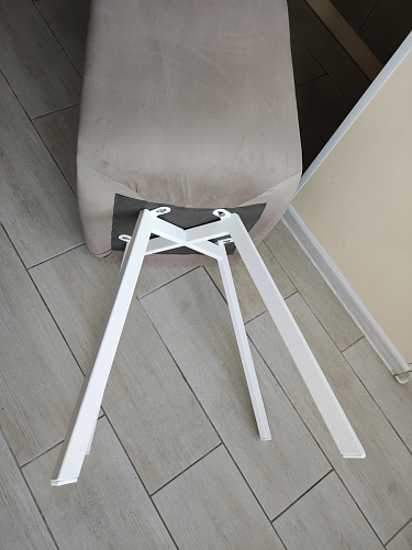 Стул на металлокаркасе Чилли зеленый / белый каркас фото покупателя 448