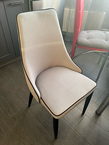 Стул на металлокаркасе Kora beige / black фото покупателя 223