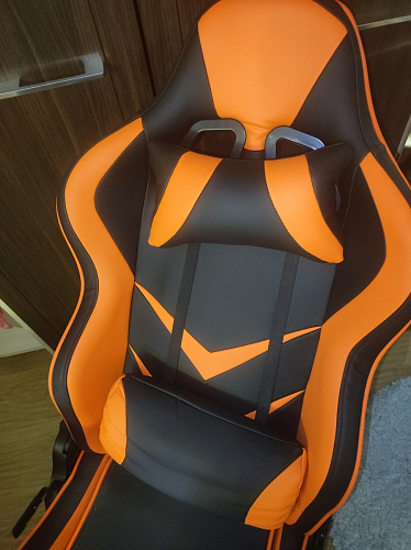 Компьютерное кресло Racer черное / бежевое фото покупателя 45