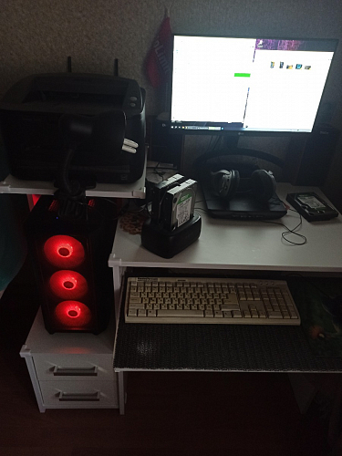 Стол компьютерный Джаз-24 правый венге фото покупателя 131