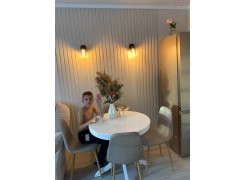 Стул на металлокаркасе Capri blue / white фото покупателя 56