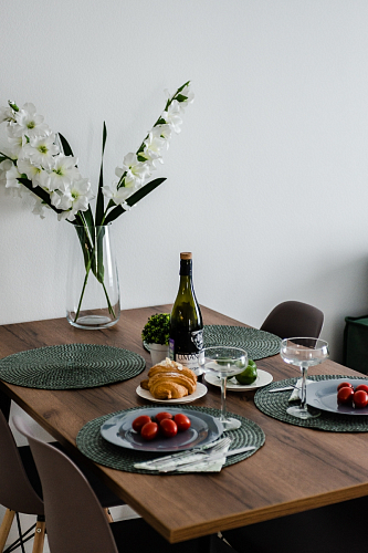 Стол Тринити Лофт 120 25 мм черный матовый / юта фото покупателя 165