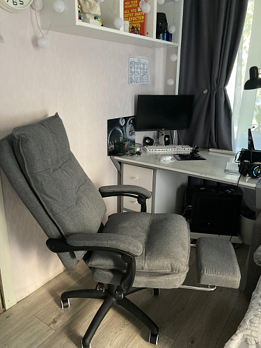 Компьютерное кресло Rapid голубое фото покупателя 149