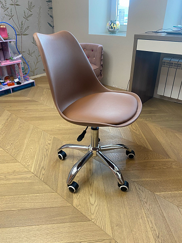 Компьютерное кресло Kolin с подушкой clear / white фото покупателя 485