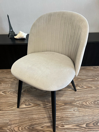 Стул на металлокаркасе Gabi gray / black фото покупателя 822