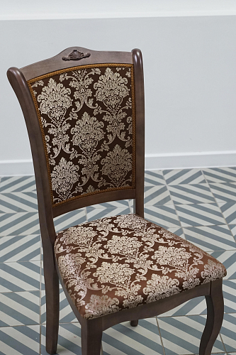 Деревянный стул Луиджи молочный / бежевый из шоурума 1