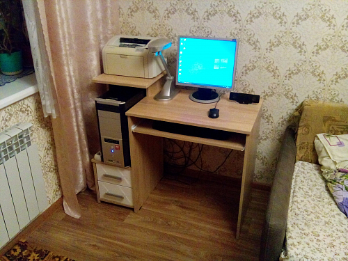 Компьютерный стол Джаз-24 левый венге фото покупателя 156