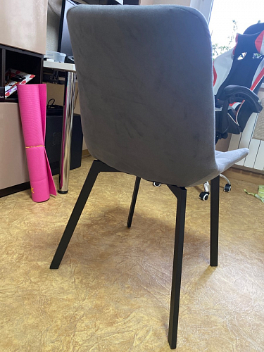 Стул на металлокаркасе Челси К бирюзовый / черный фото покупателя 195