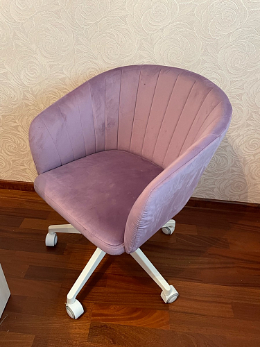 Компьютерное кресло Тибо confetti chocolate / белый фото покупателя 125