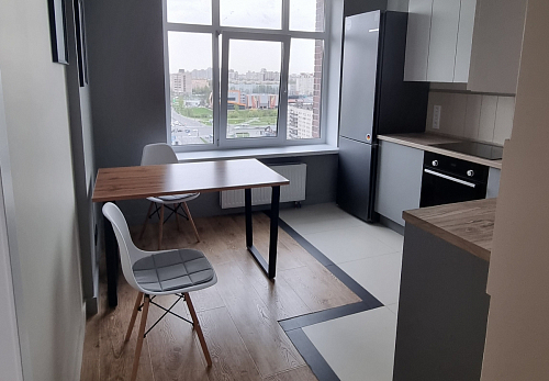 Деревянный стол Лота Лофт 120x75 дуб крафт табачный / черный матовый фото покупателя 858