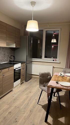 Стол Тринити Лофт 120 32 мм бетон / черный матовый фото покупателя 102