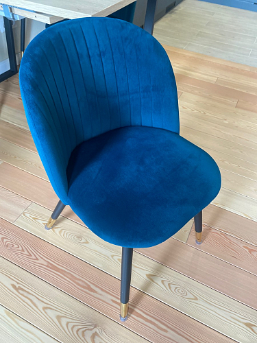 Стул на металлокаркасе Gabi latte / gold / black фото покупателя 358