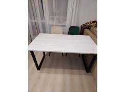 Стол Лота Лофт 140 25 мм черный матовый / бетон фото покупателя 523