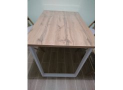 Стол Лота Лофт 140 25 мм юта / белый матовый фото покупателя 943