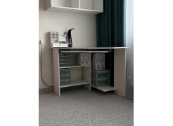 Компьютерный стол Джаз-29 дуб молочный фото покупателя 6