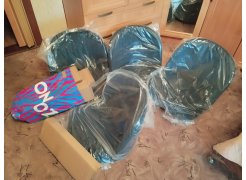 Стул на металлокаркасе Gabi 1 light purple / black фото покупателя 823