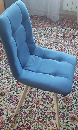 Стул на металлокаркасе Чилли бирюзовый / черный фото покупателя 1301