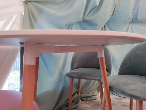 Стол Lorini 60 white / wood фото покупателя 9