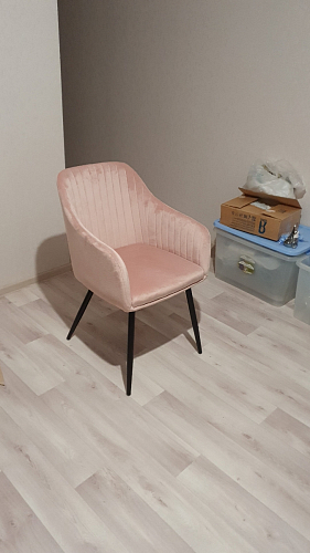 Стул на металлокаркасе Slam dark beige фото покупателя 20