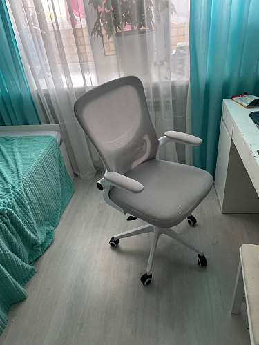 Компьютерное кресло Konfi pink / white фото покупателя 282