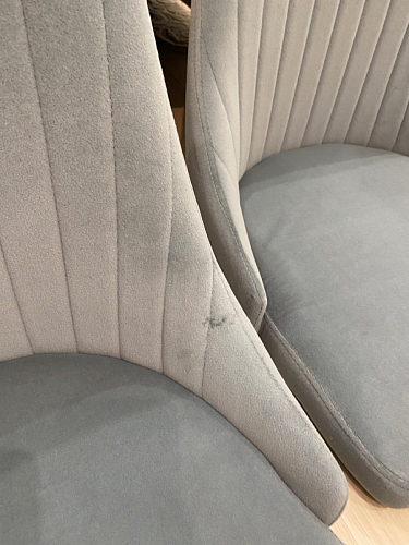 Стул на металлокаркасе Kora light blue / white фото покупателя 22