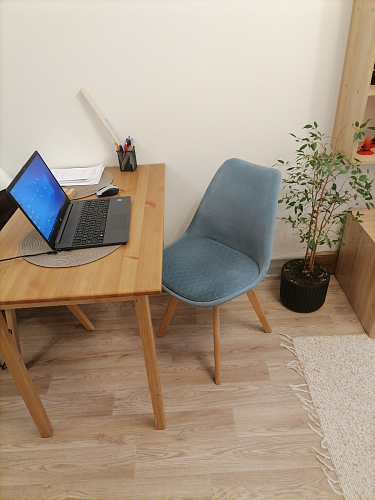 Деревянный стул Bonuss light gray / wood фото покупателя 15