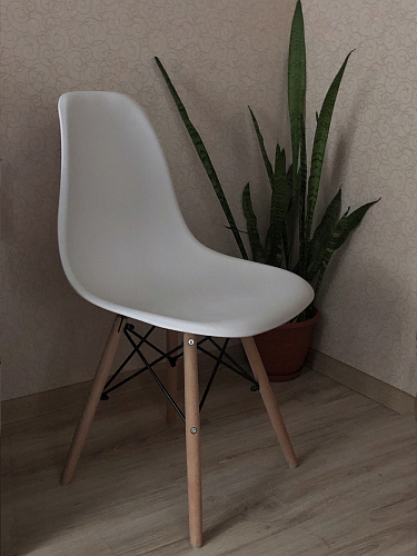 Пластиковый стул Eames PC-015 желтый фото покупателя 85