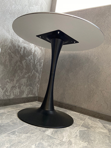 Стол Тулип 90х73 дуб вотан / белый  - Уцененный экземпляр фото покупателя 24