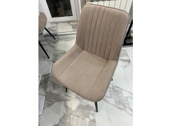 Стул на металлокаркасе Вейв светло-серый (hl 63) / 10К черный каркас фото покупателя 196