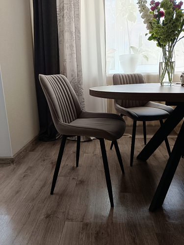 Комплект стульев Седа К 2 шт латте / черный фото покупателя 96