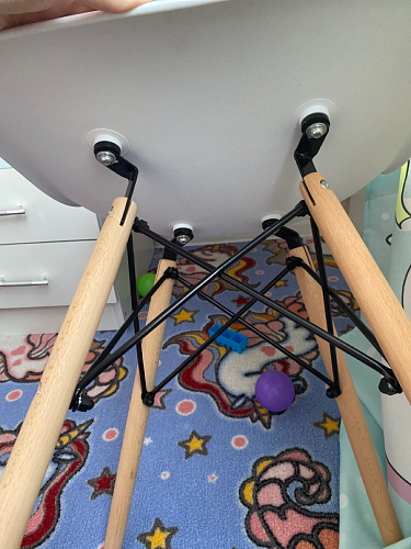 Пластиковый стул Eames PC-015 серый фото покупателя 85