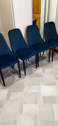 Стул на металлокаркасе Kora black / gray фото покупателя 62