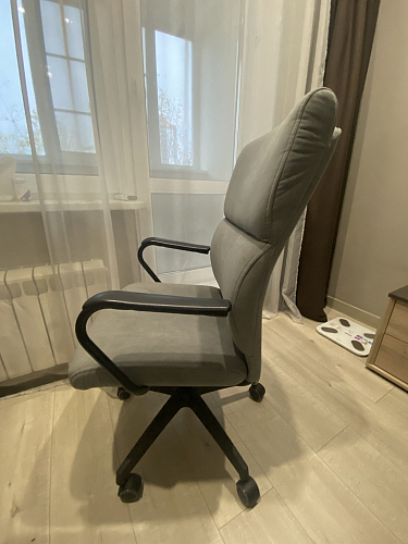 Компьютерное кресло Benefit флок бежевый 7 фото покупателя 32