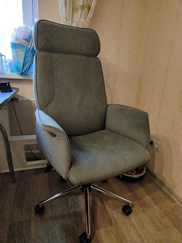 Компьютерное кресло Charm/Шарм серое фото покупателя 18