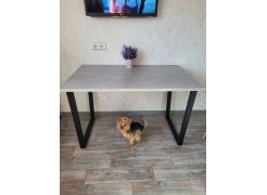 Стол Лота Лофт 120 25 мм сабия / черный матовый фото покупателя 103