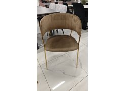 Стул на металлокаркасе Kamelia green / gold из шоурума 3