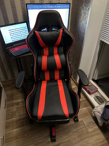 Компьютерное кресло Corvet black / blue фото покупателя 8