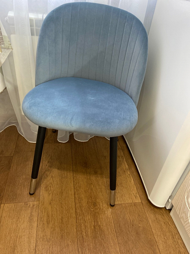 Стул на металлокаркасе Gabi gray / black фото покупателя 156