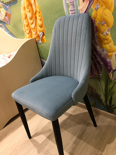 Стул на металлокаркасе Kora green / black фото покупателя 19