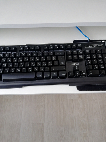 Стол компьютерный Джаз-24 правый белый фото покупателя 89