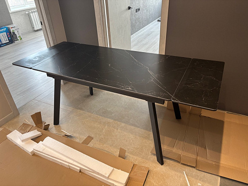 Керамический стол Норман 120(180)х80 shakespeare black / черный фото покупателя 26