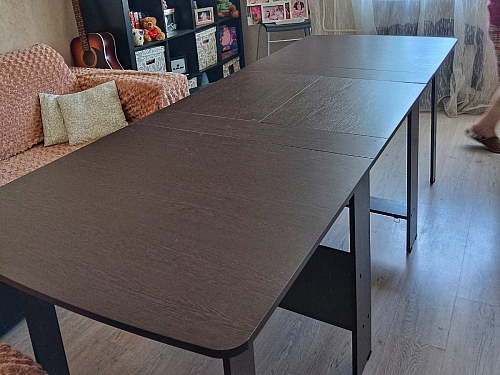 Стол обеденный раздвижной СтК7 дуб молочный фото покупателя 127