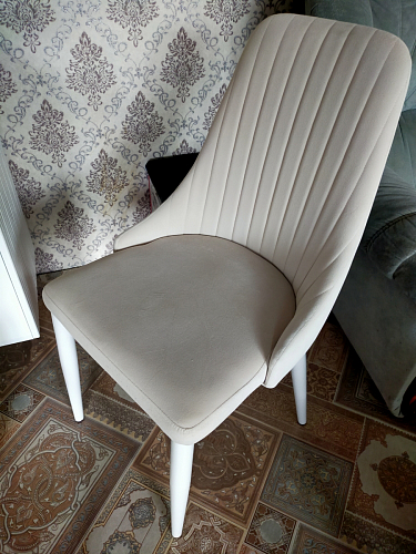 Стул на металлокаркасе Kora green / black фото покупателя 199