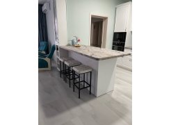 Барный стул Лофт кожзам d1 / черный матовый фото покупателя 21