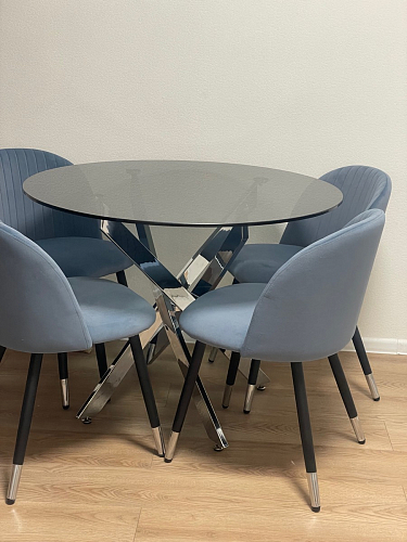 Стул на металлокаркасе Gabi latte / gold / black фото покупателя 646