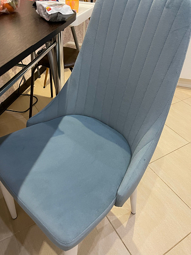 Стул на металлокаркасе Kora beige / black фото покупателя 52