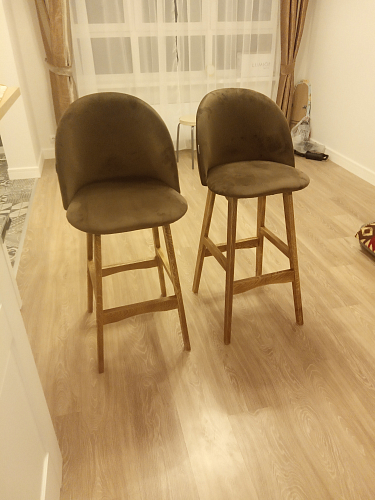 Барный стул SHT-ST35/S65 ягодное варенье / венге фото покупателя 1