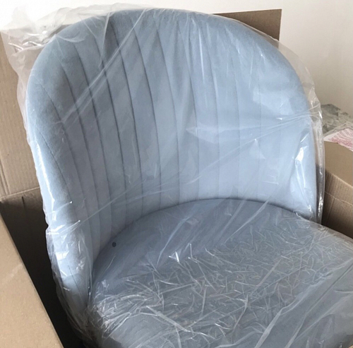 Стул на металлокаркасе Gabi 1 темно-серый / черный фото покупателя 191