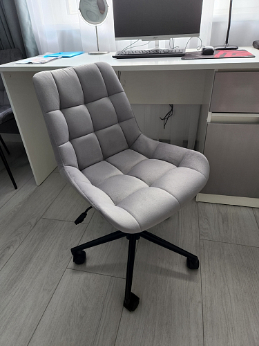 Компьютерное кресло Честер голубой (velutto 47 ) / черный фото покупателя 13